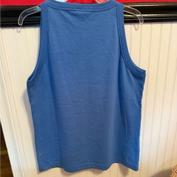 Manatee Bay X-Large Ladies Blue Sleeveless Top with Starfish Design - Excellent - Picture 5 of 7